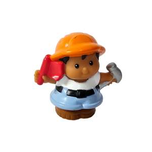 Little People: Vtg Little People Construction Flag Man (2001)