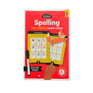 Books: Jr. Explorers Spelling Pull-The Tab Flash Cards (2020)