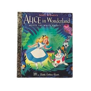 Books: Vtg LGB Alice in Wonderland Meets The White Rabbit (1981)