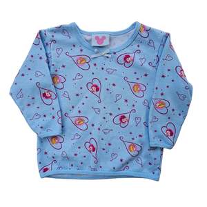00s Y2k 1: Vtg Disney Princesses AOP Long Sleeve (Sz 1-2)