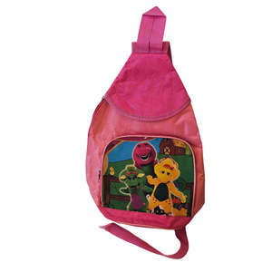 00s Y2k 1: Barney the Dinosaur One-Shoulder Backpack