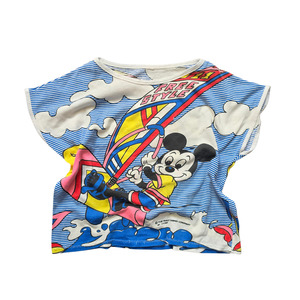 Mickey Mouse Friends: Vintage Disney Mickey Windsurfing AOP T-Shirt (Sz 2-4) (80s)