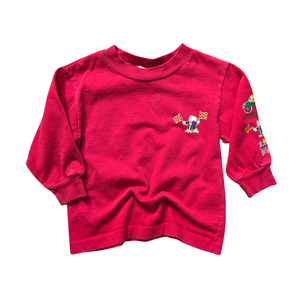 Vintage OshKosh B'gosh Red Racer Long Sleeve (Sz 1)