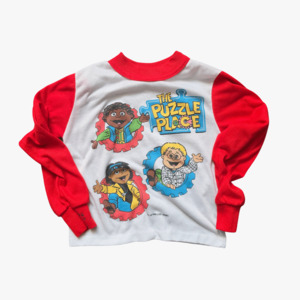 Vintage The Puzzle Place Long Sleeve (Sz 3) (90s)
