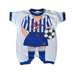 Undated: Vtg Body Character Romper Soccer Champ (Sz1.5 / 18m)