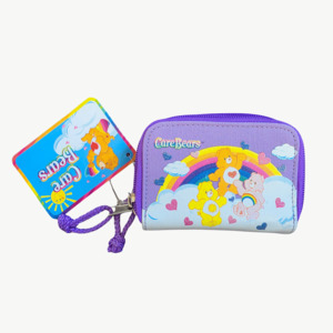 Cartoon Network: Vintage Care Bears Wallet PURPLE (2003) (NOS)