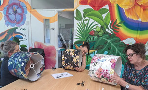 Workshop 30cm Drum Lampshade Making kit - x10 oscuro