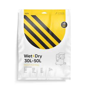 Vacuum Bags: Filta Wet & Dry 50ltr Vacuum Cleaner Bags (C025)