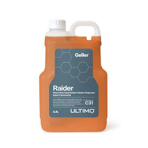 Cleaning Chemicals: Geller Ultimo Raider 3.3ltr