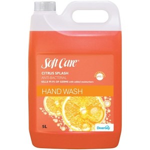 Hand & Body Care: Soft Care Citrus Antibacterial Hand Wash 5ltr