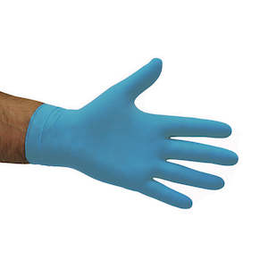 Pomona: Blue Nitrile Disposable Powderfree Gloves