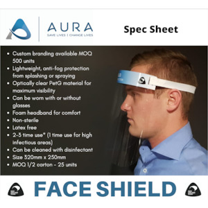 Aura Standard Face Shield