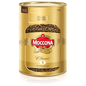 Guest Amenities: Moccona Classic Medium Tin 500g
