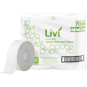New World Cleaning Accessories: Livi Basics 2Ply Jumbo Toilet Tissue (7006) (New World)