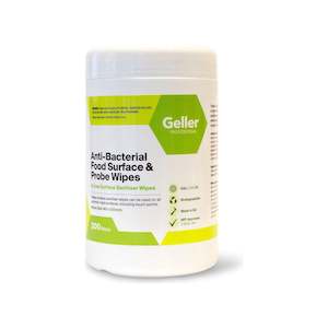 New World Cleaning Accessories: Geller Professional Food Surface/Probe Wipes 200/ptl