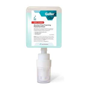 New World Cleaning Accessories: Geller Safe T Guard Non-alcohol Foam Hand Sanitiser 1ltr