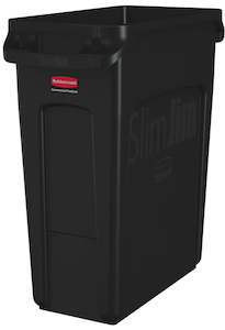 Rubbermaid Slim Jim 60 Ltr - Black