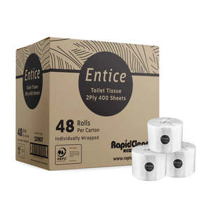 Monthly Specials 1: RapidClean Entice 2-Ply 400 Sheet Toilet Tissue