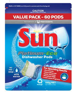 Diversey Sun Dishwasher Pods Value Pack 60