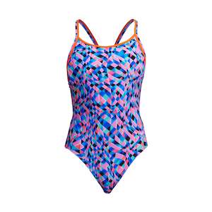 Funkita: Funkita Womens Diamond Back One Piece - Warp Tour