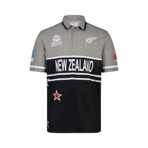 Black Caps: CCC Kids New Zealand Cricket Replica T20 World Cup Shirt