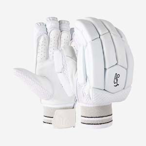 Kookaburra Ghost Pro 4.0 Batting Gloves - White/Silver