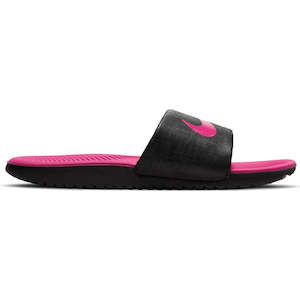 Nike Kawa Little/Big Kids' Slides - Black/Raspberry