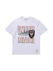 Mitchell & Ness In Line Stack Tee - Inter Miami