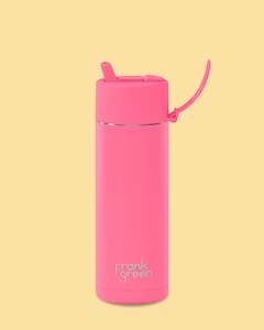 Frank Green 20oz Stainless Steel Ceramic Reusable Bottle with Flip Straw Lid - B&hellip;