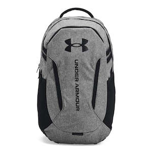 Under Armour Unisex Hustle 6.0 Backpack - Castlerock/Full Heather/Black