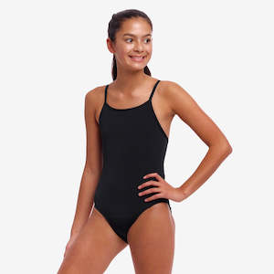 Funkita Girls Diamond Secure One Piece -Still Black