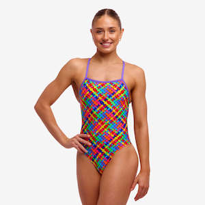 Funkita: Funkita Womens Tie Me Tight One Piece- Bread Basket