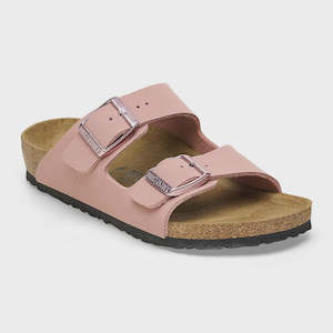 Footwear: Birkenstock Arizona Kids Birkibuc - Pink Clay