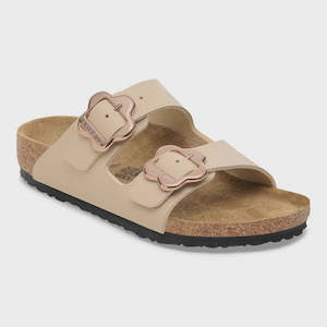 Birkenstock Kids Arizona Flower Buckle - Sandcastle