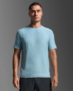 Clothing: 2XU Mens Signature Tee - Chambray
