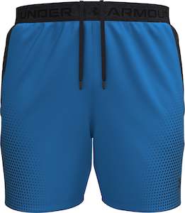 Clothing: Under Armour Mens Vanish Wordmark Shorts - Blue Atlantis/Black/White