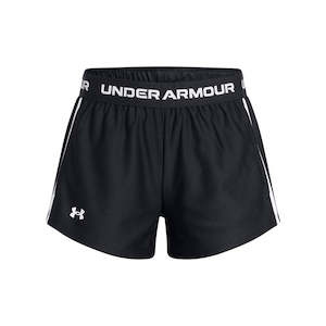 Clothing: Under Armour Girls Tech Play Up Shorts - Black/Black