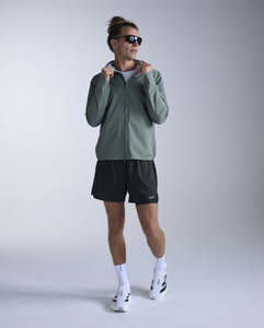 Clothing: 2XU Mens Ignition Shield Waterproof Jacket - Olive Leaf/Black Reflective