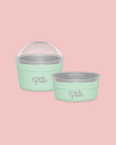 Frank Green Duo Pack Stainless Steel To Go Bowl- Mint Gelato