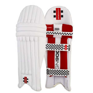 Batting Pads: Gray Nicolls GN900 Leg Guards Red