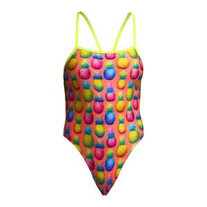 Funkita Ladies High Leg One Piece - Pinky Piney