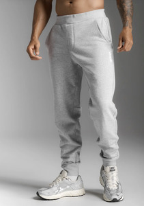 Clothing: 2XU Mens Aspire Trackpant-  Grey Marle/White