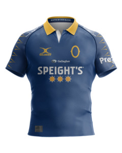 Supporters Gear: Gilbert Otago Rugby 26 Replica Home Jersey - Mens