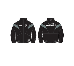 All Blacks: MNA-S45 (Mitchell & ness cab spray jacket solid black) 92596087