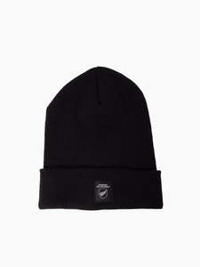 All Blacks: MNA-Q45 (Mitchell & ness classics all blacks cuffed beanie solid dyed black) 92591760