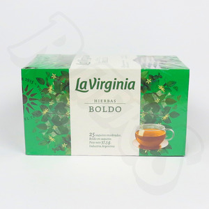 Yerba Mate: Boldo Tea Bags | La Virginia x 25