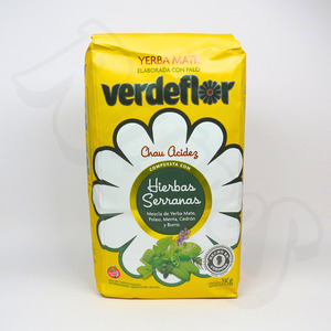 Yerba Mate | Verdeflor Mountain Herbs 1Kg