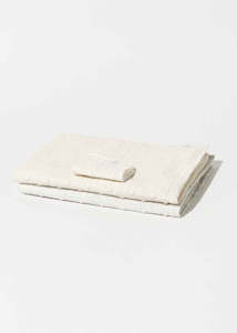 Japanese Towel: Natural Dots Baby Towel - Neutrals