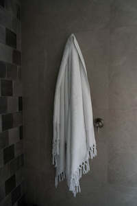 Valdez Organic Cotton White Bath Towel