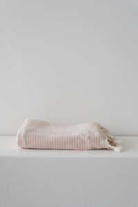 All Turkish Towels: Porto Organic Turkish Beach Towel - Raspberry